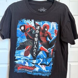 Marvel Black Spider-Man Logo Tee